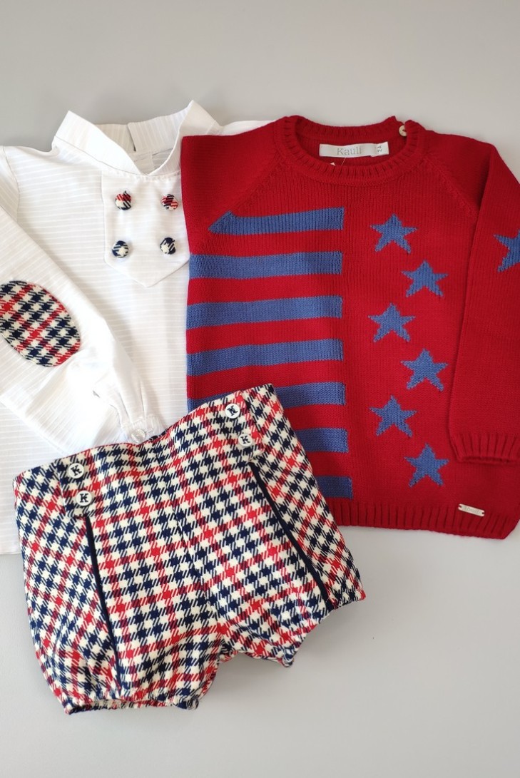 CONJUNTO NIÑO BLUSA-BOMBACHO, TEXAS. INVIERNO 20
