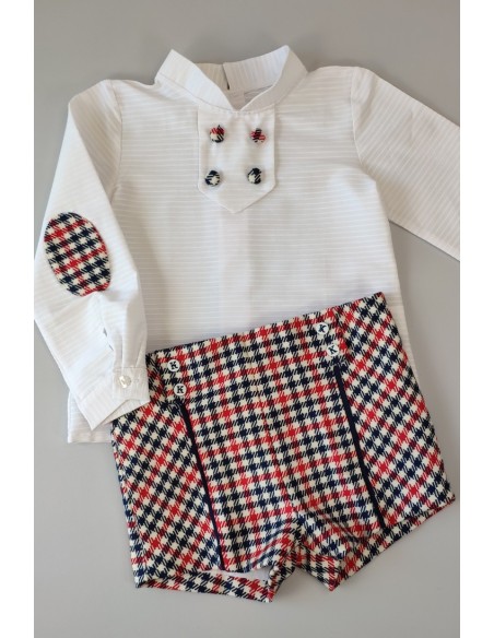 CONJUNTO NIÑO CAMISA-SHORT, TEXAS. INVIERNO 20