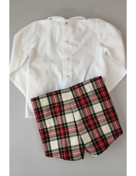 CONJUNTO NIÑO CAMISA-SHORT, AMORE. INVIERNO 20
