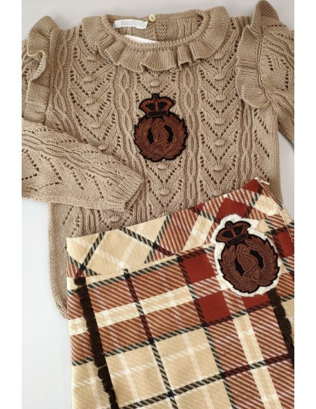 FALDA CAMEL, MÓNACO. INVIERNO 20
