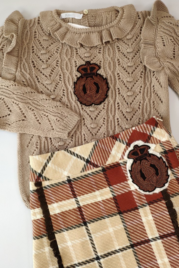 JERSEY NIÑA CAMEL,MÓNACO. INVIERNO 20