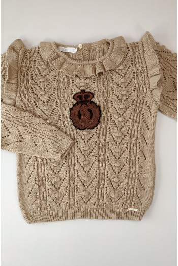 JERSEY NIÑA CAMEL,MÓNACO. INVIERNO 20