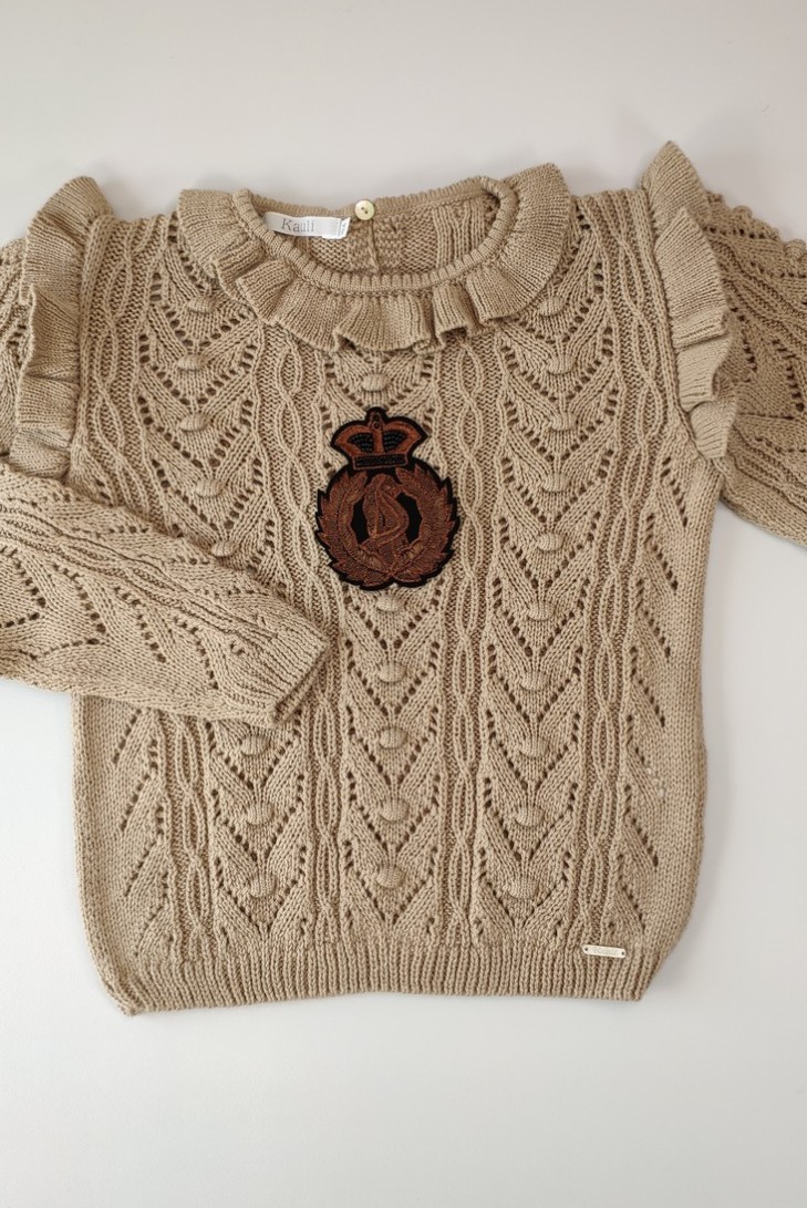 JERSEY NIÑA CAMEL,MÓNACO. INVIERNO 20