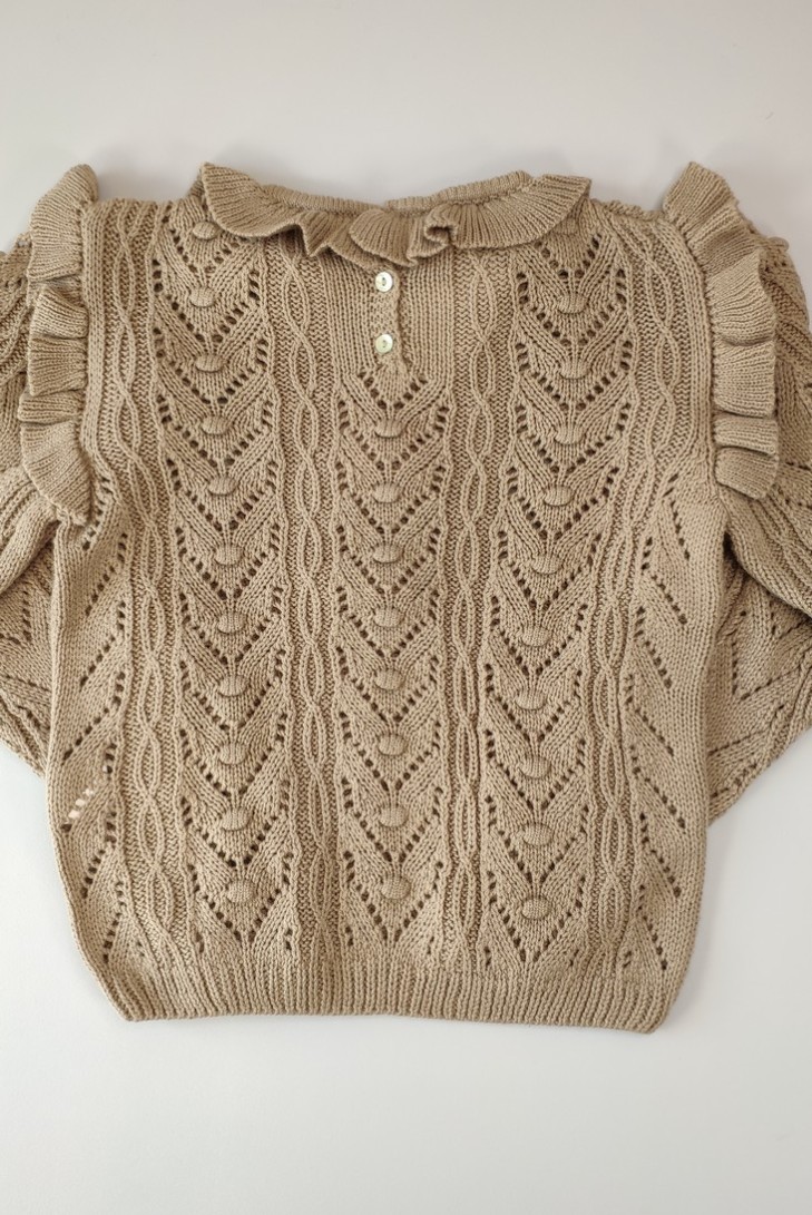 JERSEY NIÑA CAMEL,MÓNACO. INVIERNO 20