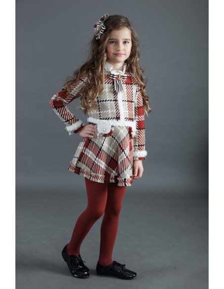 VESTIDO CAMEL, MÓNACO. INVIERNO 20