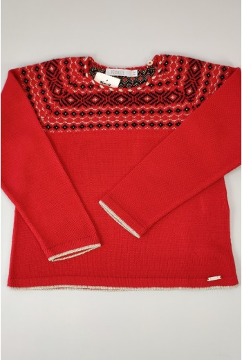 JERSEY NIÑA ROJO, AMORE. INVIERNO 20