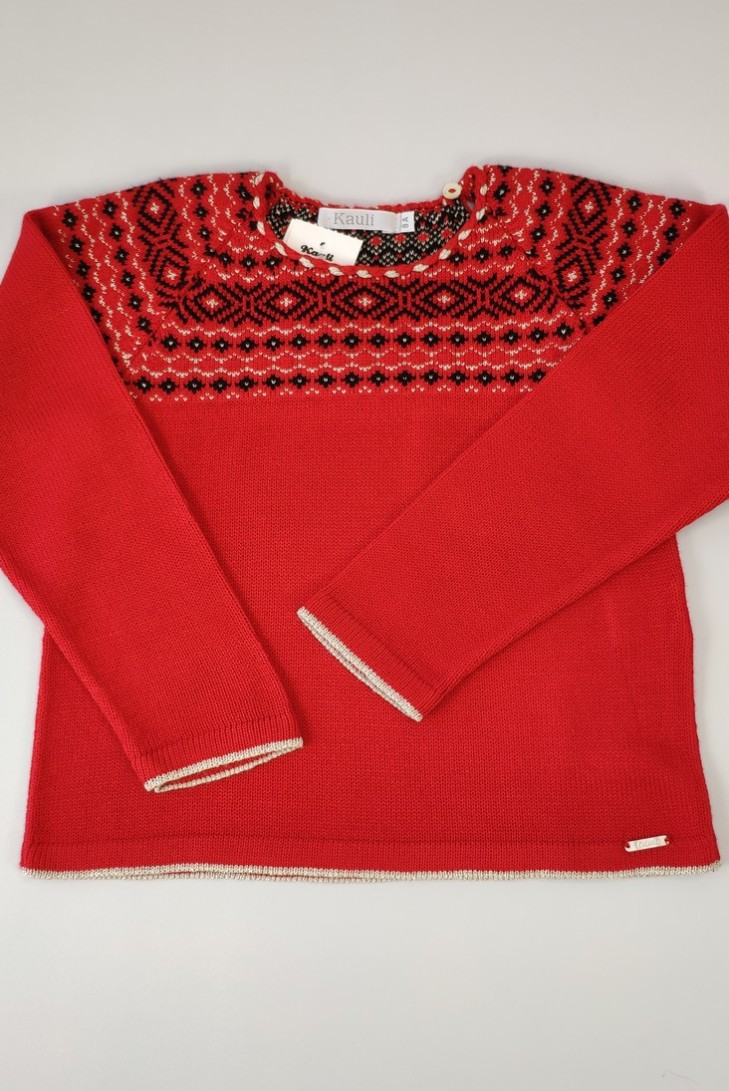 JERSEY NIÑA ROJO, AMORE. INVIERNO 20