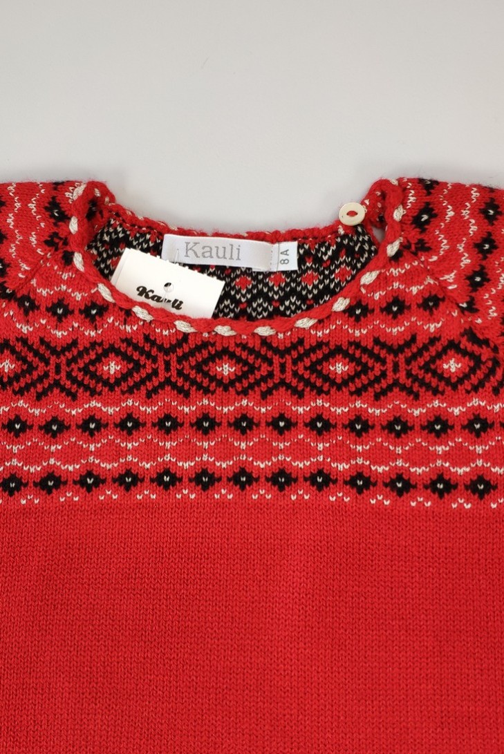JERSEY NIÑA ROJO, AMORE. INVIERNO 20