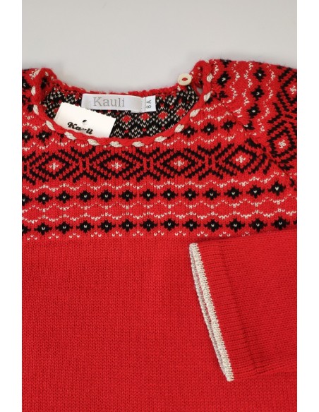 JERSEY NIÑA ROJO, AMORE. INVIERNO 20