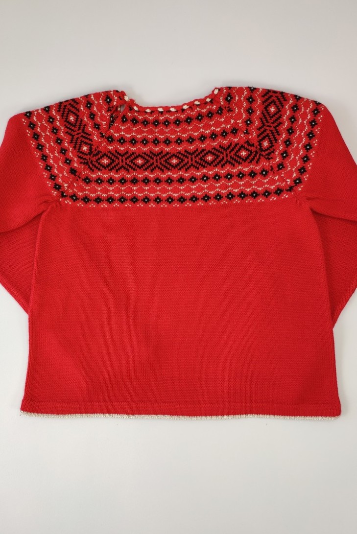 JERSEY NIÑA ROJO, AMORE. INVIERNO 20