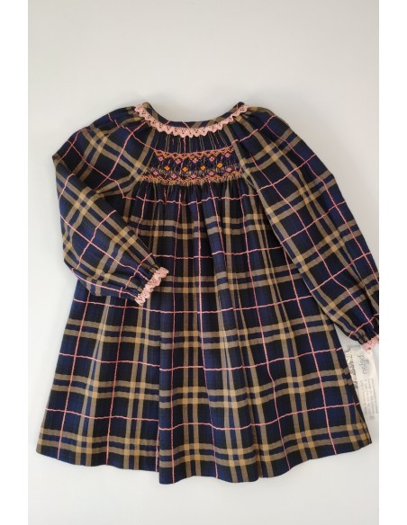 VESTIDO PUNTO SMOCK .MODELO OLIVIA. INVIERNO 20