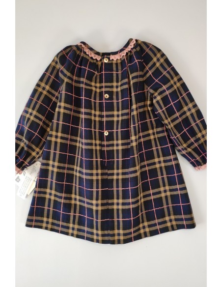 VESTIDO PUNTO SMOCK .MODELO OLIVIA. INVIERNO 20