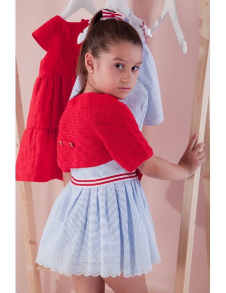 CHAQUETA PUNTO NIÑA COLECCIÓN ISLA DE KAULI