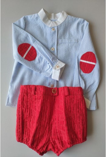 CONJUNTO BEBÉ NIÑO BLUSA Y PANTALÓN BOMBACHO ISLA DE KAULI 2