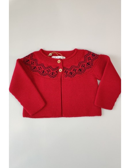 CHAQUETA PUNTO GRECA, SCOTISH. INVIERNO 20