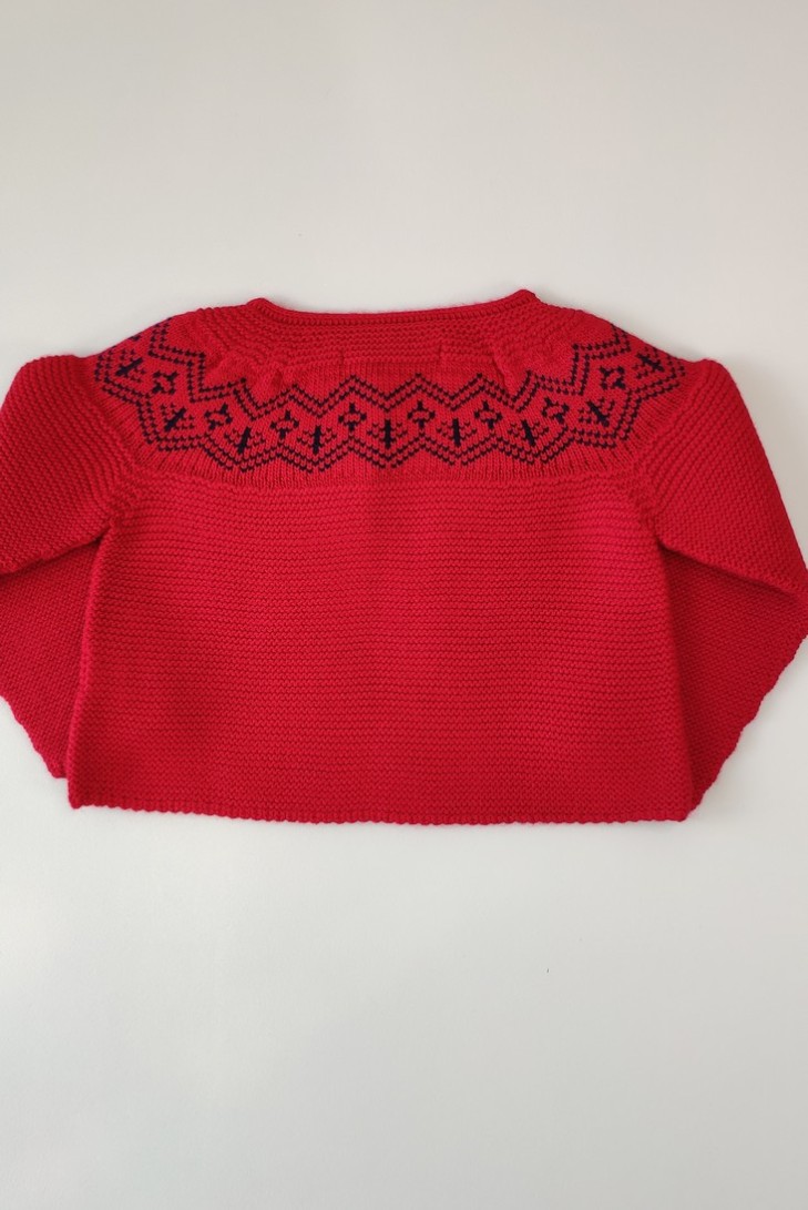 CHAQUETA PUNTO GRECA, SCOTISH. INVIERNO 20