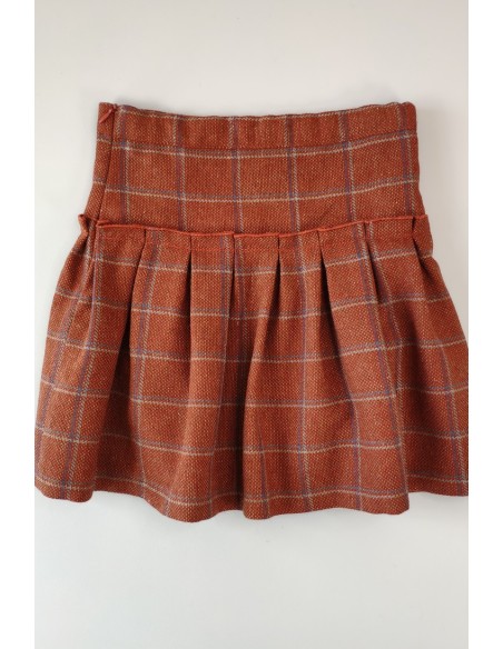 FALDA CUADROS, GINGER. INVIERNO 20