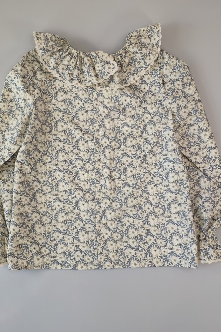 CAMISA NIÑA FLORES LIBERTY, MOON. INVIERNO 20