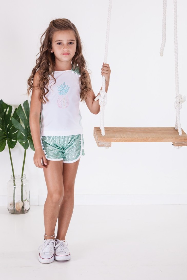 CAMISETA NIÑA PRADERA. VERANO 21