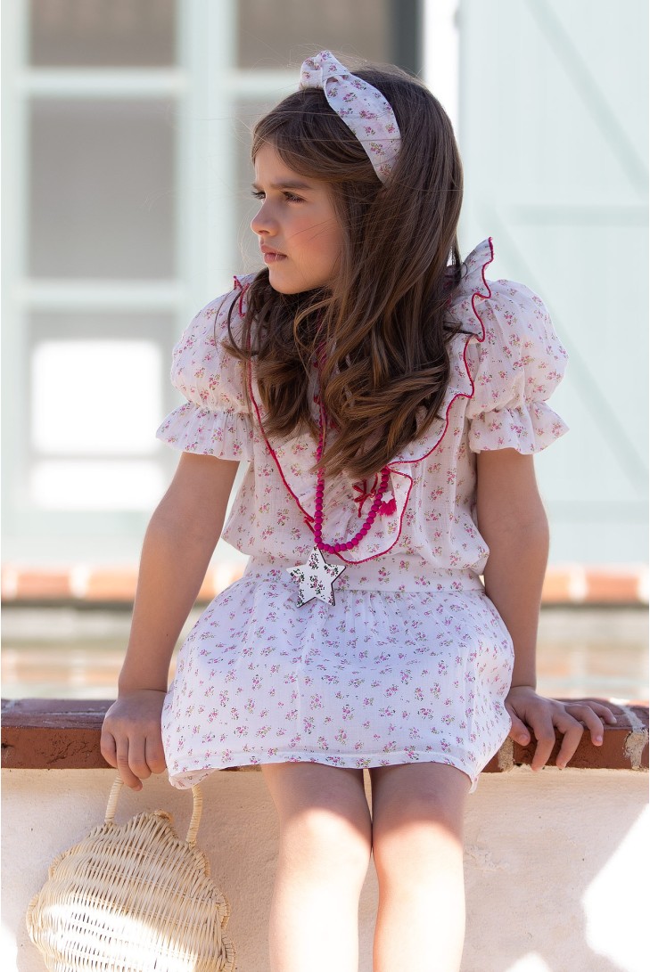 BLUSÓN NIÑA LIBERTY. KID'S CHOCOLATE.VERANO 21