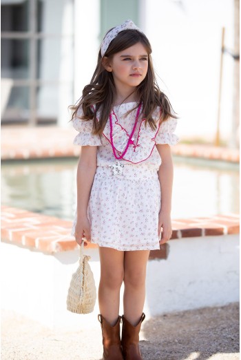 FALDA LIBERTY. KID'S CHOCOLATE.VERANO 21 2
