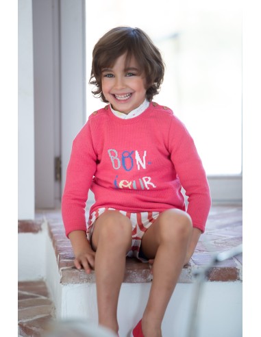 JERSEY UNISEX CORAL BONJOUR. KID'S CHOCOLATE.VERANO 21
