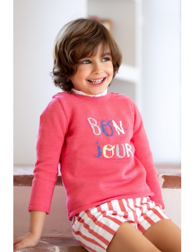 JERSEY UNISEX CORAL BONJOUR. KID'S CHOCOLATE.VERANO 21