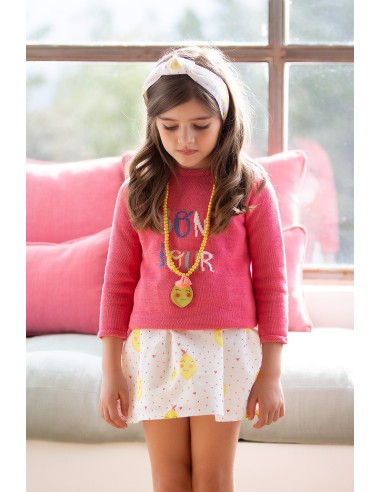 JERSEY UNISEX CORAL BONJOUR. KID'S CHOCOLATE.VERANO 21