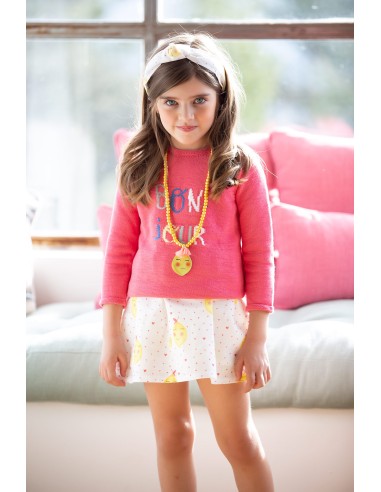 JERSEY UNISEX CORAL BONJOUR. KID'S CHOCOLATE.VERANO 21