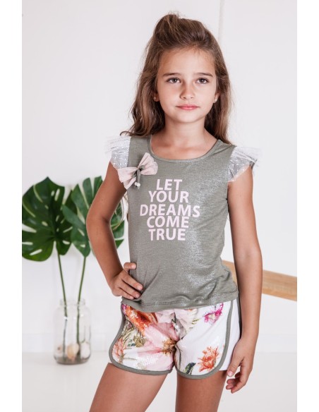 SHORT NIÑA SAFARI. VERANO 21