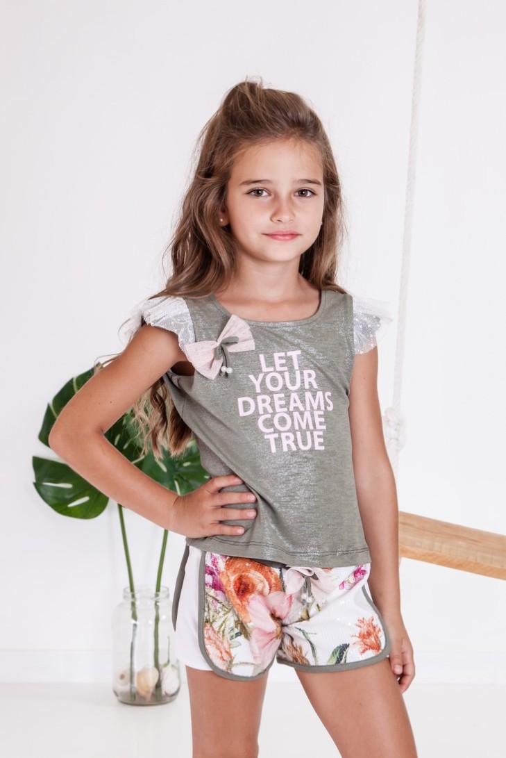 SHORT NIÑA SAFARI. VERANO 21