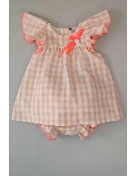 JESUSITO CUADROS CORAL. KID'S CHOCOLATE.VERANO 21