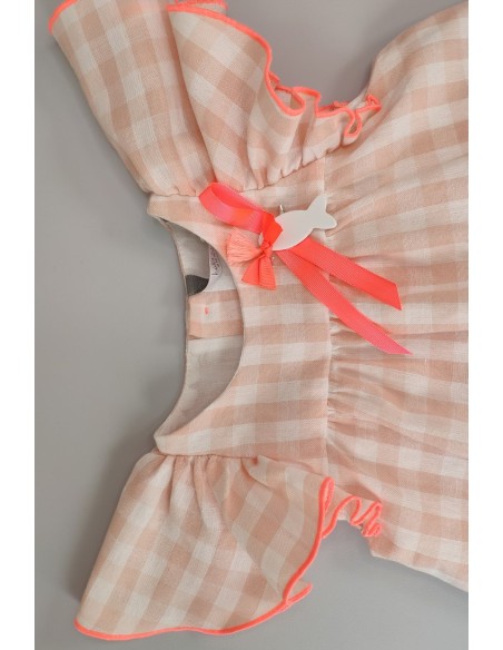 JESUSITO CUADROS CORAL. KID'S CHOCOLATE.VERANO 21