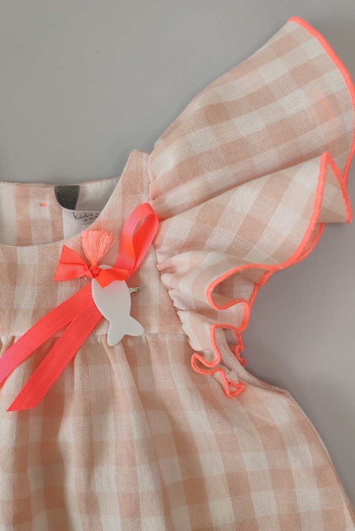 JESUSITO CUADROS CORAL. KID'S CHOCOLATE.VERANO 21