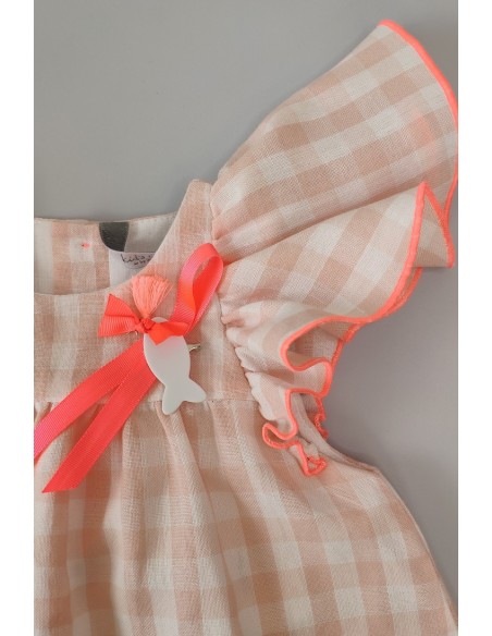 JESUSITO CUADROS CORAL. KID'S CHOCOLATE.VERANO 21