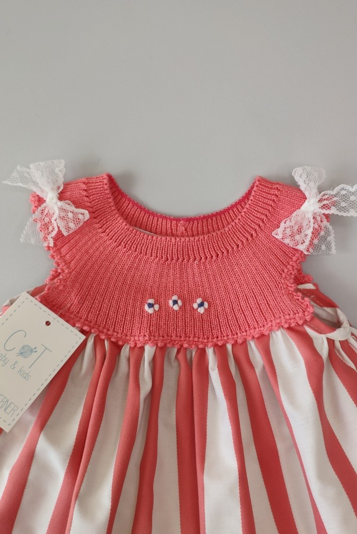 MINIVESTIDO TELA RAYAS MARINERO. VERANO 21