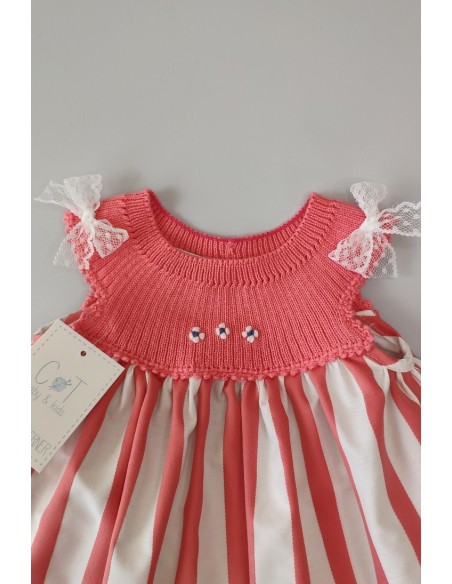 MINIVESTIDO TELA RAYAS MARINERO. VERANO 21