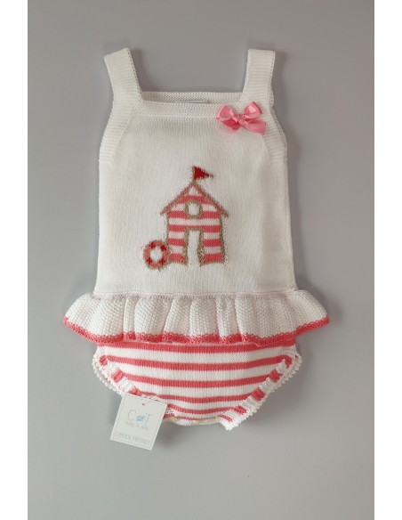 RANITA NIÑA DE PUNTO CASETA DE PLAYA. VERANO 21