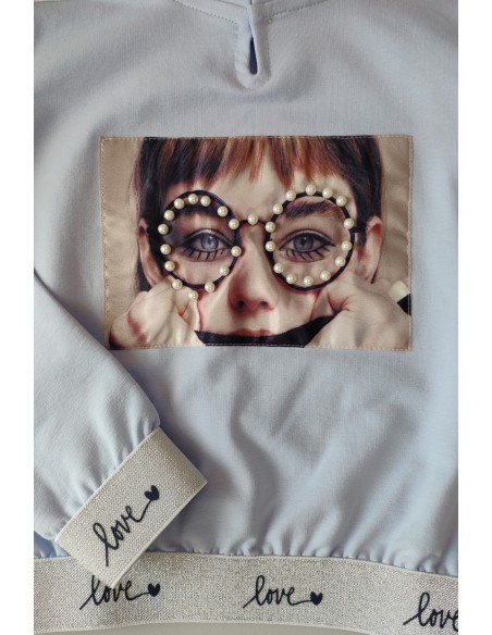 SUDADERA NIÑA TOPITO. VERANO 21