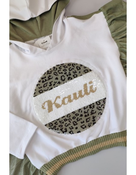SUDADERA NIÑA SAFARI. VERANO 21