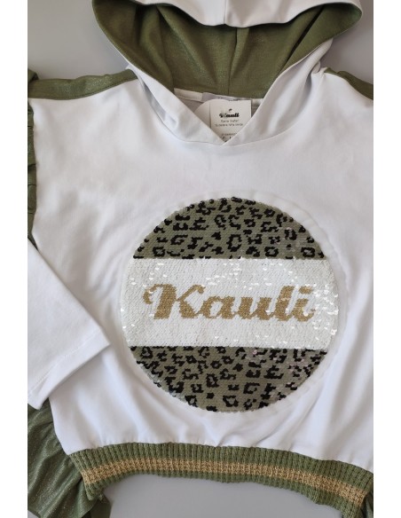 SUDADERA NIÑA SAFARI. VERANO 21