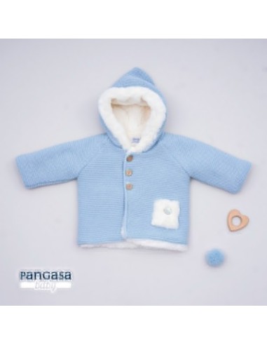 TRENKA SWEET HEART RECTO DE PANGASA BABY, CELESTE EMPOLVADO. INVIERNO 21.