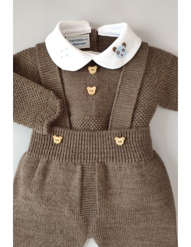 CONJUNTO NIÑO JUBÓN Y POLAINA TIRANTES,CASTOR/CELESTE NUDE.INVIERNO 21.