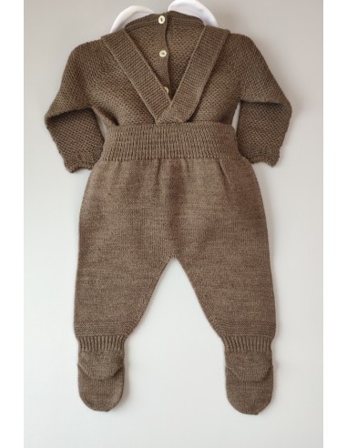 CONJUNTO NIÑO JUBÓN Y POLAINA TIRANTES,CASTOR/CELESTE NUDE.INVIERNO 21.