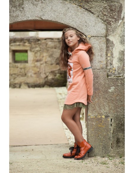 VESTIDO CORAL, AMAZONA. INVIERNO 21.