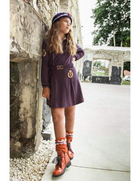 VESTIDO MARINO, PREPPY. INVIERNO 21.