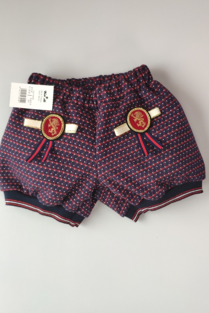 SHORT NIÑA MARINO, PREPPY. INVIERNO 21.