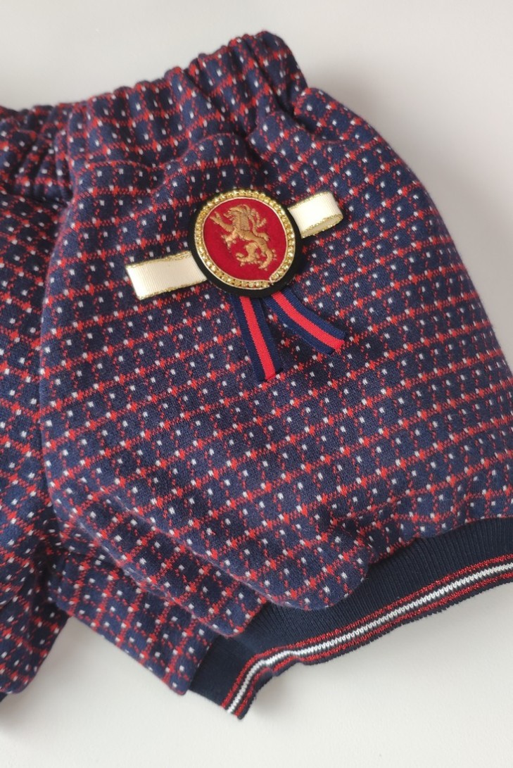 SHORT NIÑA MARINO, PREPPY. INVIERNO 21.