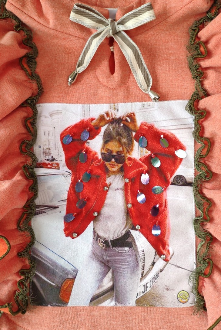 SUDADERA CORAL, AMAZONA. INVIERNO 21.
