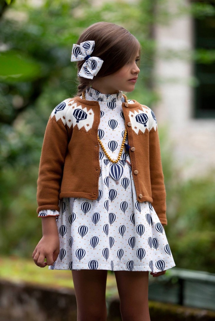 CHAQUETA GLOBOS.KIDS CHOCOLATE. INVIERNO 21.